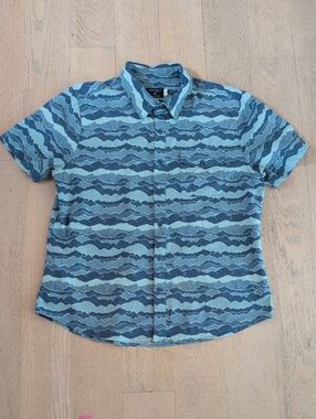 United By Blue Men’s Short-Sleeve Button-Down Shirt Size XL